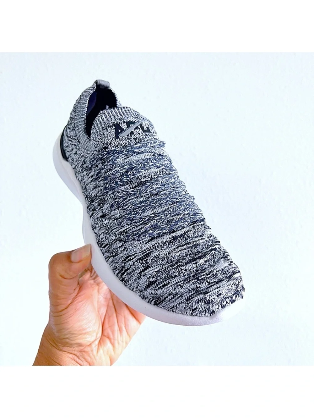 APL Athletic Propulsion Labs Techloom Wave Sneaker Lightweight Knit Slip-On Sne